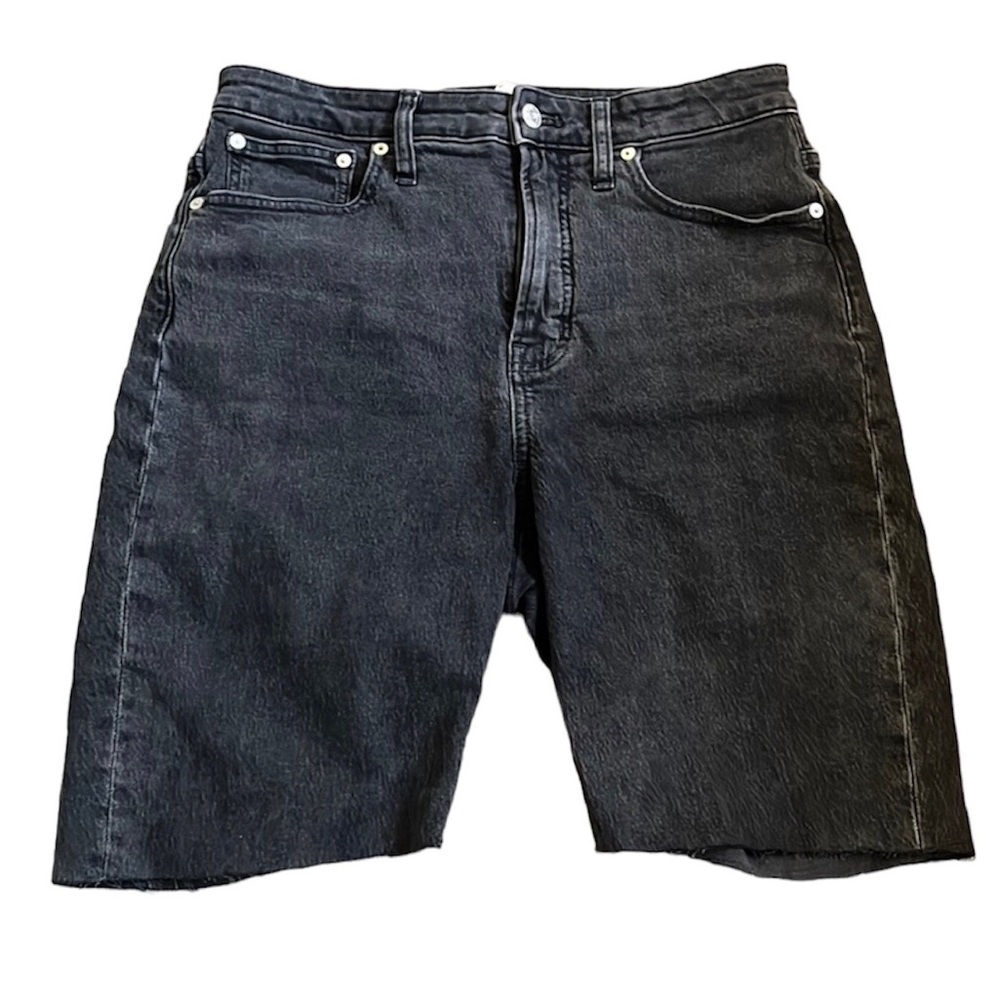 Madewell The Curvy Perfect Vintage Jeans Cutoff into Denim Shorts Size 28